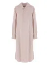 Loro Piana Lora Linen Shirt Dress In Pink