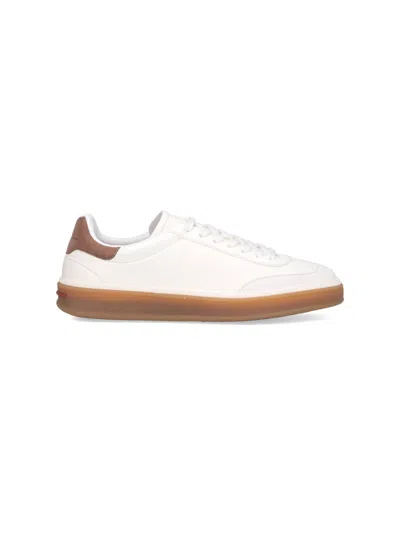 Loro Piana Low Top Sneakers "tennis Walk" In White