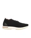 Loro Piana Low-top Trainers In Black