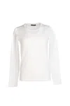 Loro Piana Maglia Fae8270 1033 In White