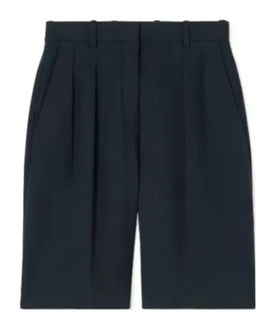 Loro Piana Mailin Bermuda Shorts In Navy Blue