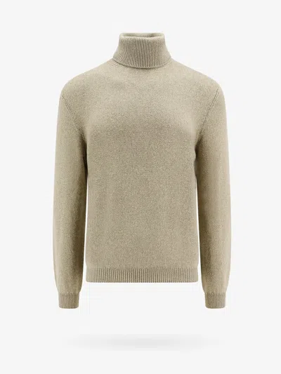 Loro Piana Fobello Turtleneck Cashmere Sweater In Green