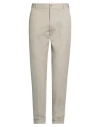 Loro Piana Man Pants Beige Size 40 Cotton, Virgin Wool In Sand