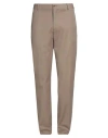 Loro Piana Man Pants Taupe Size 40 Cotton, Virgin Wool In Gray