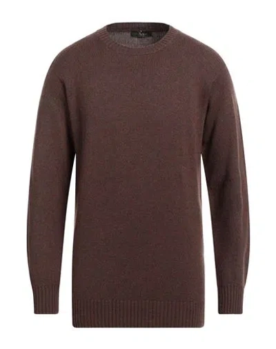 Loro Piana Man Sweater Brown Size 46 Cashmere