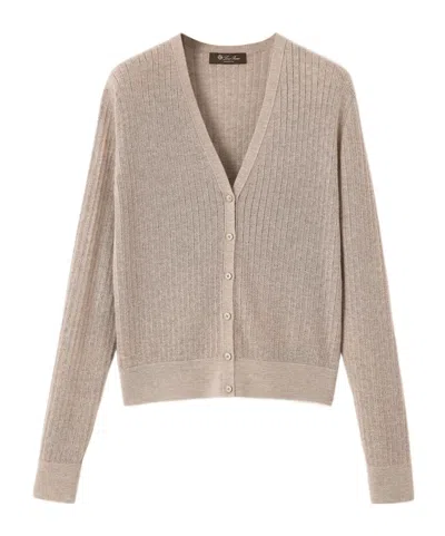 Loro Piana Maple Cardigan In Brown