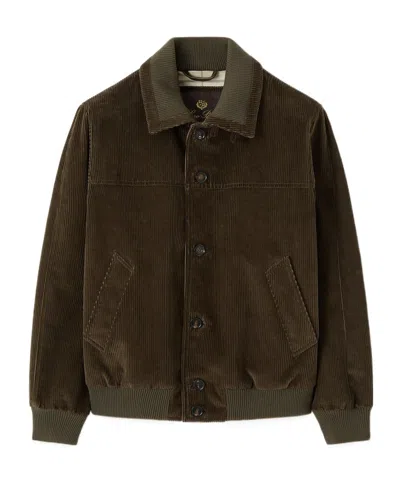 Loro Piana Maremma Bomber Jacket In Brown
