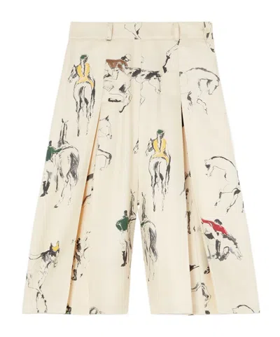 Loro Piana Mark Bermuda Shorts In Neutral