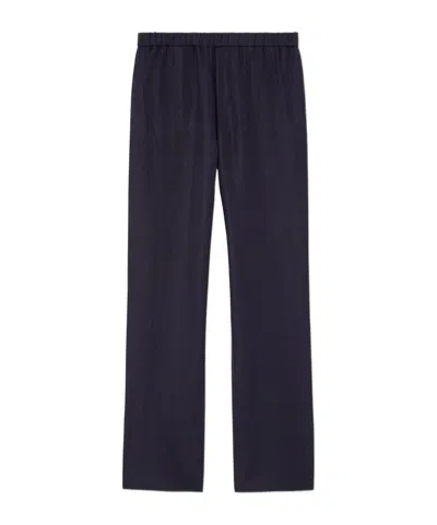 Loro Piana Marlyn Pants In Blue