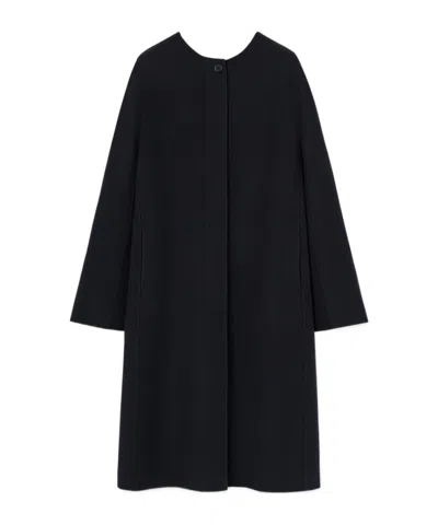 Loro Piana Marsus Coat In Black