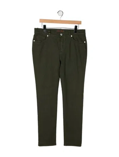 Pre-owned Loro Piana Mathis Straight Leg Jeans W/ Tags In Green