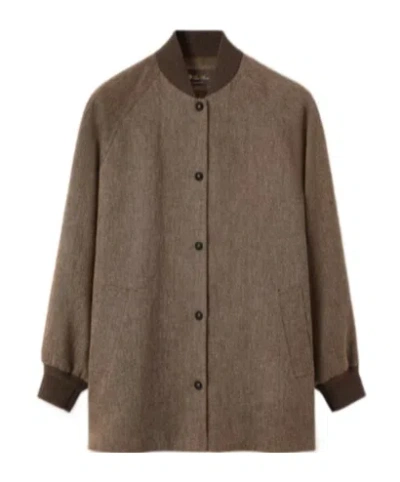 Loro Piana Maxfield Coat In Brown
