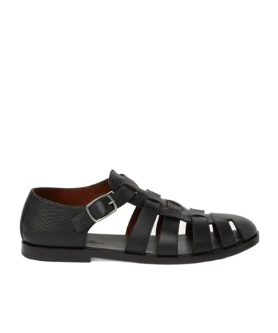Loro Piana Maxime Walk Sandal In Black