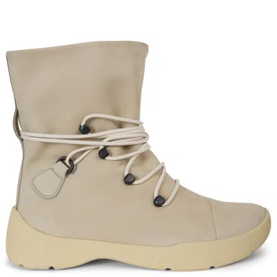Pre-owned Loro Piana Melted Butter Beige Nubuck 2023 Trace Boots Shoes 38 In Brown