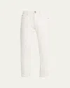 Loro Piana Men's 5-pocket Pants In 101b Marzipan White