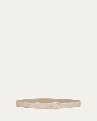 Loro Piana Men's Alsavel Suede Belt