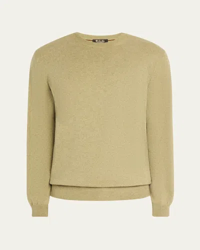 Loro Piana Men's Baby Cashmere Crewneck Sweater