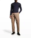 Loro Piana Men's Baby Cashmere Crewneck Sweater In Black