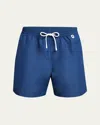 Loro Piana Men's Bay Swim Trunks In W17x Twilight Blue