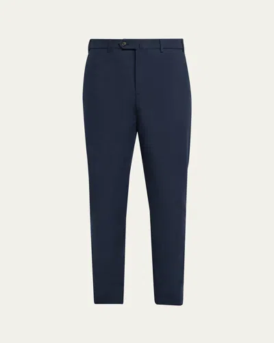 Loro Piana Men's Carlo Hyannis Straight Cotton Trousers