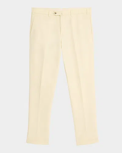 Loro Piana Men's Carlo Hyannis Straight Cotton Trousers In A0dv Arctic Wolf