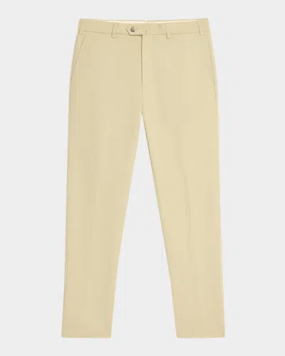 Loro Piana Men's Carlo Hyannis Straight Cotton Trousers In D0sp Lunar Olivine