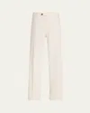 Loro Piana Men's Carlo Hyannis Straight Cotton Trousers In Optical White