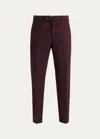 Loro Piana Men's Carlo Hyannis Straight Cotton Trousers In Q07w Lp Lp Brown 20749 Te
