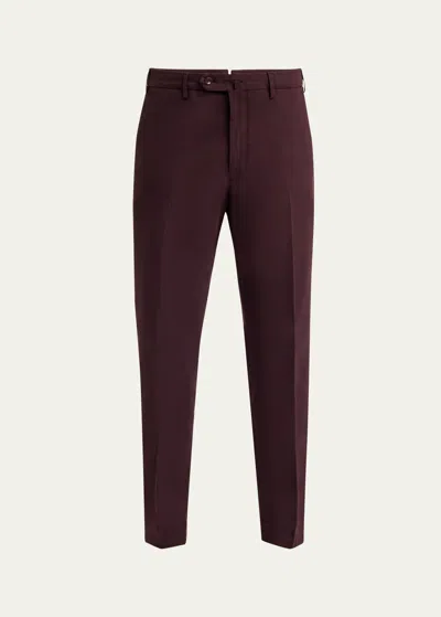 Loro Piana Men's Carlo Hyannis Straight Cotton Trousers In 511d Dusty Khaki
