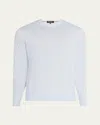 Loro Piana Men's Cotton Crewneck Sweater In 60ke Periwinkle