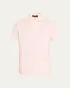 Loro Piana Men's Cotton Pique Polo Shirt In Light Baby Rose