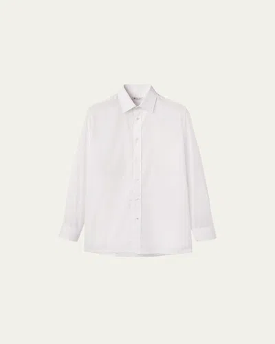 Loro Piana André Linen And Cotton-blend Shirt In White