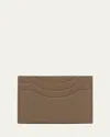 Loro Piana Men's Extra Grained Calfskin Card Holder In Blue