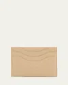 Loro Piana Men's Extra Grained Calfskin Card Holder In D0sb Light Trench