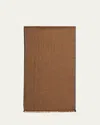 Loro Piana Men's Four In Hand Cashmere Scarf In Brown