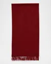 Loro Piana Men's Grande Unita Cashmere Scarf In Red