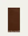 Loro Piana Men's Grande Unita Cashmere Scarf In Brown