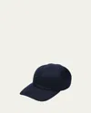 Loro Piana Men's Ivy The Gift Of Kings Wool Baseball Cap In W000 Blue Navy