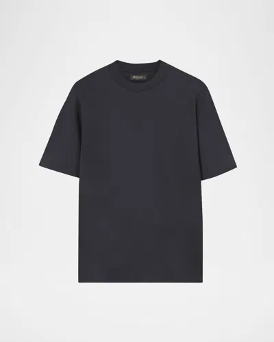 Loro Piana Men's Jersey Cotton Crewneck T-shirt