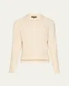 Loro Piana Men's Jubilee Baby Cashmere Polo Sweater In Neutral