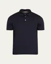 Loro Piana Cotton Polo Shirt In W000 Blue Navy