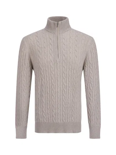 Loro Piana Men Knitwear In Gray