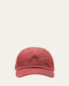 Loro Piana Men's Linen 6-panel Baseball Hat In Manioc Root