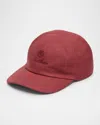 Loro Piana Men's Linen 6-panel Baseball Hat In Manioc Root