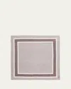 Loro Piana Men's Marea Silk And Linen Foulard In T1o3 Mahoganyivory
