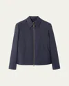 Loro Piana Maurin Padded Shell Zip-up Blouson Jacket