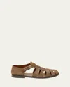 Loro Piana Maxime Walk Sandals In Dusk