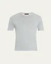 Loro Piana Men's Mazzorbo Silk And Cotton Crewneck T-shirt