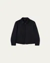 Loro Piana Men's Murray Bomber Jacket In Navy
