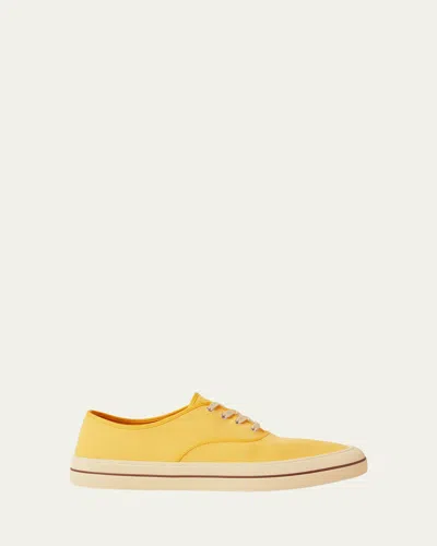 Loro Piana Nantucket Walk Sneaker In Yellow